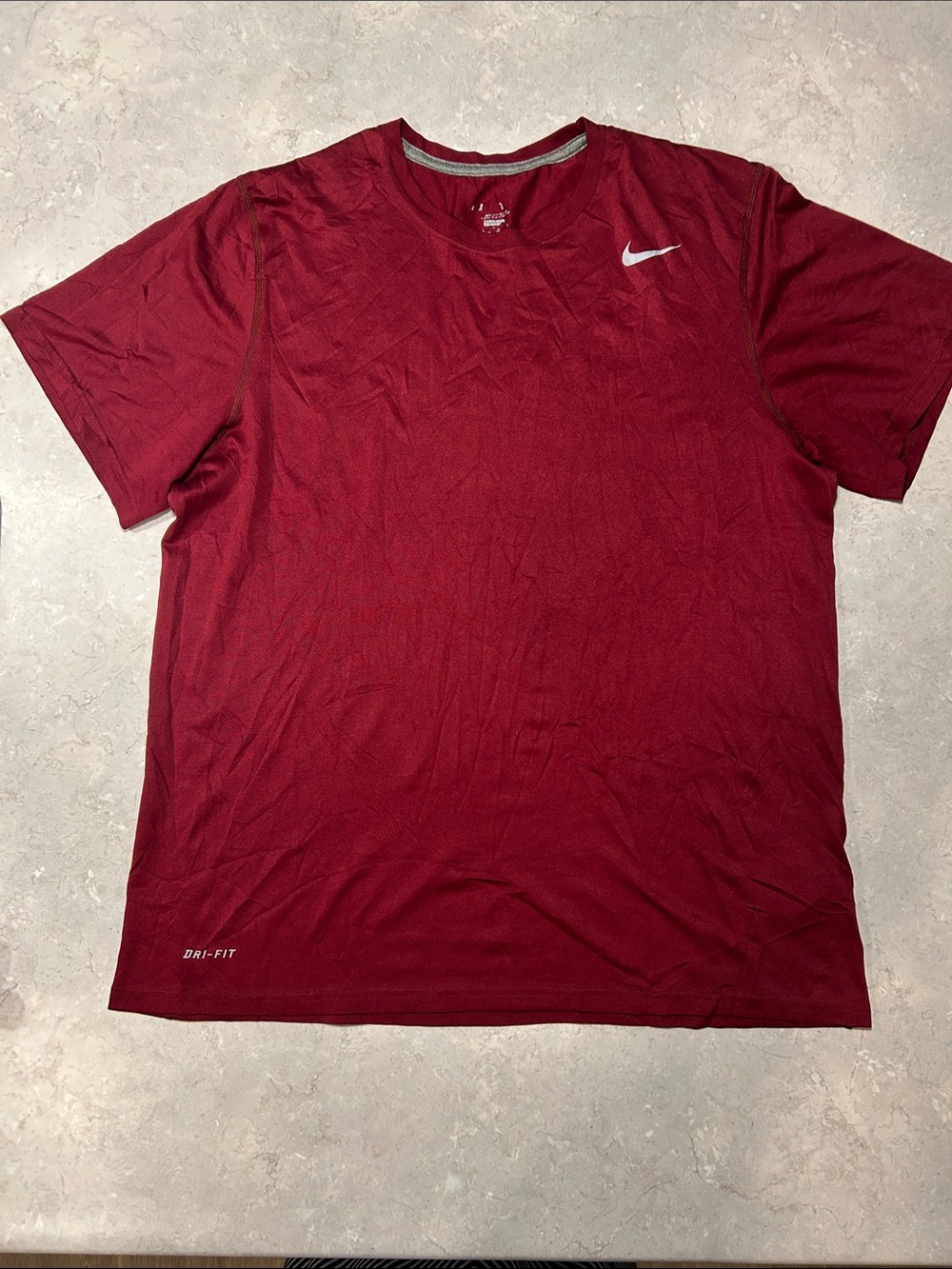 Nike Men’s Short Sleeve Athletic Tee - Maroon